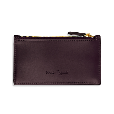 Alligator zip card holder
