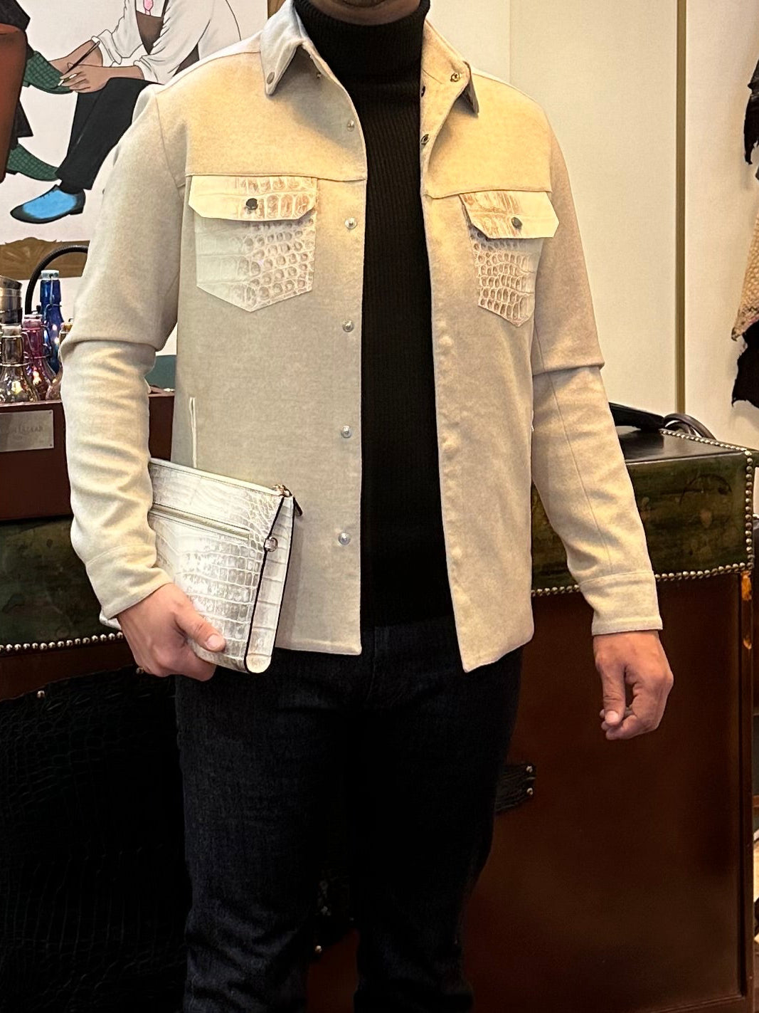 Surchemise cachemire